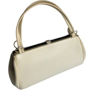 Vintage Bag 60s Shoulder Mini White Made in USA